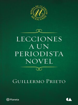 cover image of Lecciones a un periodista novel